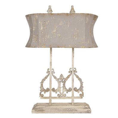 Clayre & Eef Schreibtischlampe 50x25x74 cm Braun Eisen