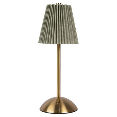Clayre & Eef Tischlampe Ø 12x30 cm Grün Metall