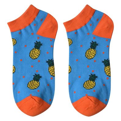 Clayre & Eef Lustige Socken one size Blau Polyester