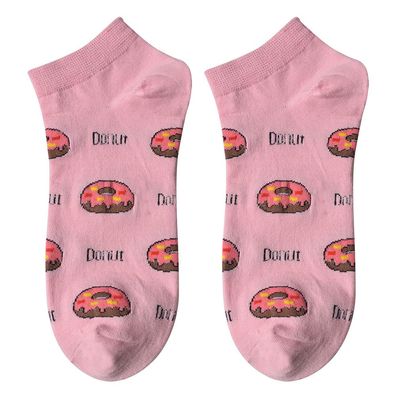 Clayre & Eef Lustige Socken one size Rosa Polyester