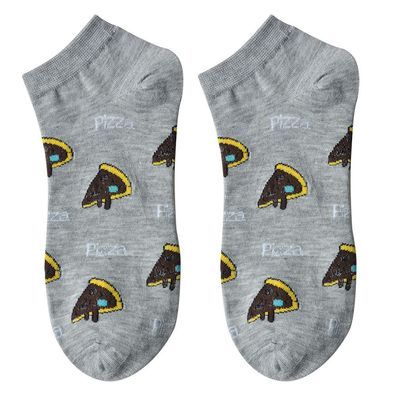 Clayre & Eef Lustige Socken one size Grau Polyester