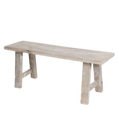 Clayre & Eef Pflanzentischchen 48x13x28 cm Braun Holz (Gr. 48x13x28 cm)