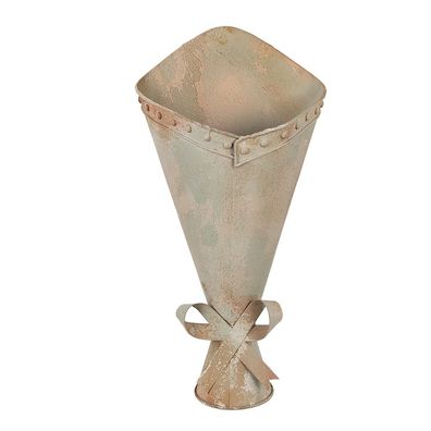 Clayre & Eef Pflanzenhalter 31x23x32 cm Grün Metall (Gr. 31x23x32 cm)
