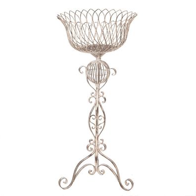Clayre & Eef Pflanzenhalter Ø 39x85 cm Beige Metall (Gr. Ø 39x85 cm)