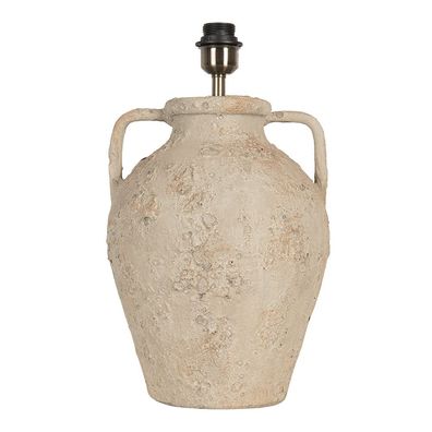 Clayre & Eef Lampenfuß Ø 40x65 cm Beige Terrakotta