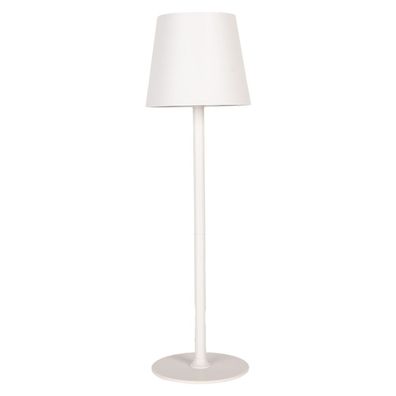 Clayre & Eef Tischlampe Ø 11x36 cm Weiß Metall