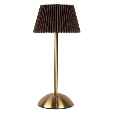 Clayre & Eef Tischlampe 14x31 cm Braun Metall