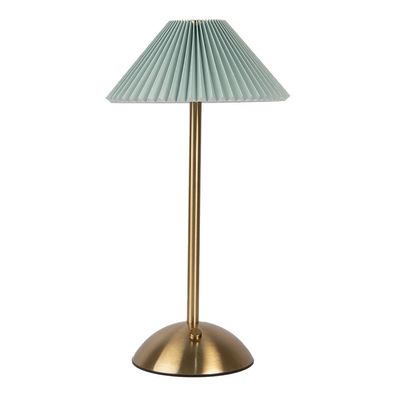 Clayre & Eef Tischlampe Ø 16x30 cm Grün Metall