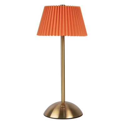 Clayre & Eef Tischlampe 14x31 cm Orange Metall