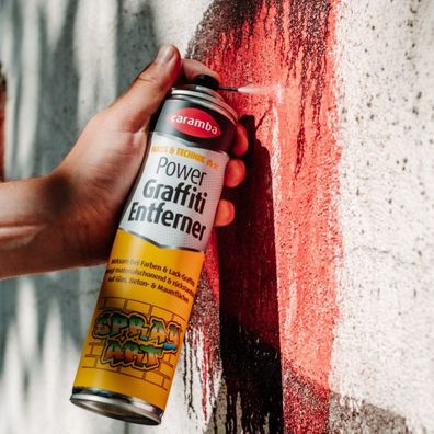 Caramba Power Graffiti Entferner Spray 400ml Farb EX Graffitientferner Grafitti