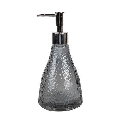 Clayre & Eef Seifenspender 400 ml Schwarz Glas (Gr. Ø 9x19 cm / 400 ml)