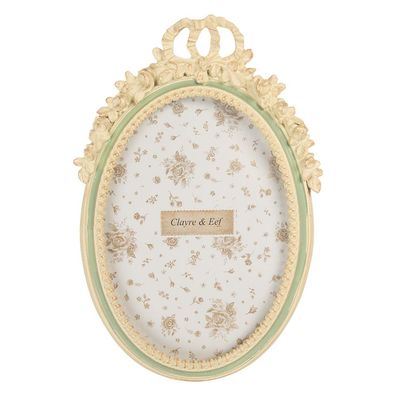 Clayre & Eef Bilderrahmen 13x18 cm Beige Kunststoff (Gr. 16x3x23 cm / 13x18 cm)