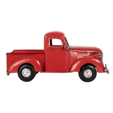 Clayre & Eef Dekorative Miniatur Auto 45x22x21 cm Rot Metall (Gr. 45x22x21 cm)