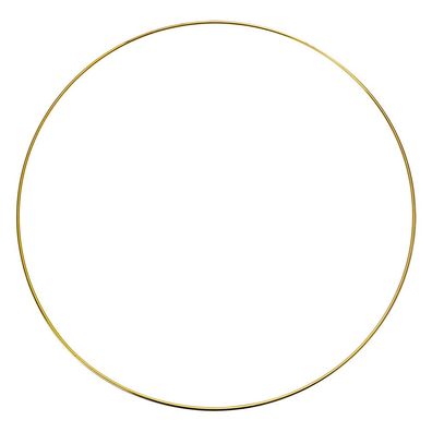 Clayre & Eef Dekoration Ø 40 cm Goldfarbig Metall (Gr. Ø 40x1 cm)