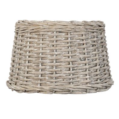 Clayre & Eef Lampenschirm Hängelampe Ø 30x19 cm Beige Rattan