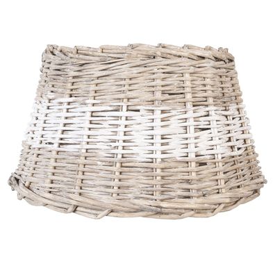 Clayre & Eef Lampenschirm Ø 38x22 cm Beige Rattan