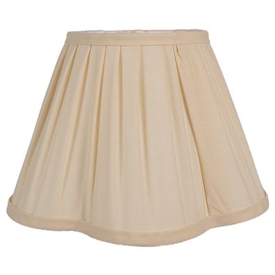 Clayre & Eef Lampenschirm Ø 28x19 cm Beige Baumwolle