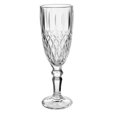 Clayre & Eef Champagnerglas 150 ml Transparant Glas (Gr. Ø 6x19 cm / 150 ml)