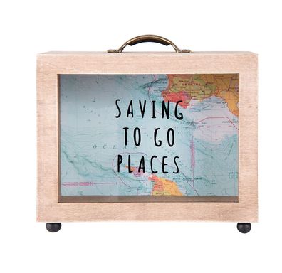 Clayre & Eef Spardosen 18x7x17 cm Braun MDF (Gr. 18x7x17 cm)