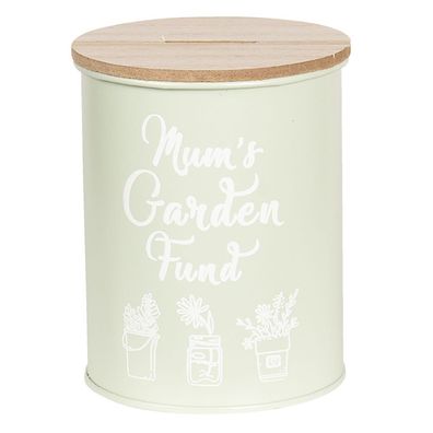 Clayre & Eef Spardosen Ø 12x14 cm Grün Holz (Gr. Ø 10x14 cm)