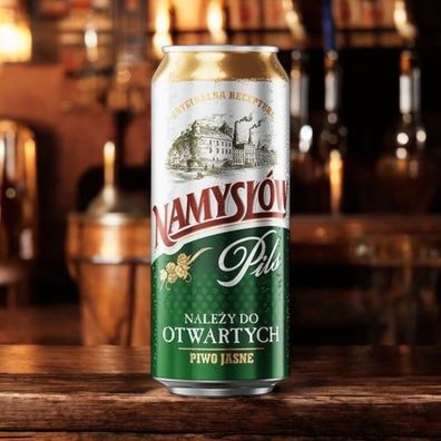Namyslow Pils 0,5l- der einzigartige Geschmack aus Polen in der Dose mit 6,5