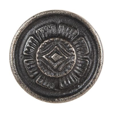 Clayre & Eef Türknauf Ø 4 cm Grau Eisen (Gr. Ø 4x4 cm / S3 cm)