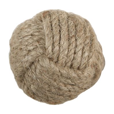 Clayre & Eef Türknauf Ø 4 cm Braun Jute (Gr. Ø 4x4 cm)