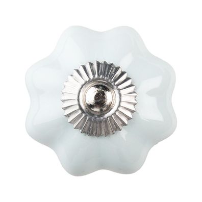 Clayre & Eef Türknauf Ø 4 cm Blau Keramik (Gr. Ø 4x3 cm / S3 cm)