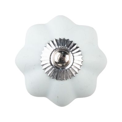 Clayre & Eef Türknauf Ø 4 cm Blau Keramik (Gr. Ø 4x3 cm / S3 cm)