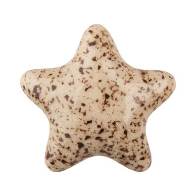Clayre & Eef Türknauf 4 cm Braun Keramik (Gr. 4x3x4 cm / S3 cm)