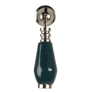 Clayre & Eef Türknauf 2x6 cm Grün Keramik (Gr. 2x2x6 cm / S4 cm)