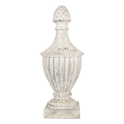 Clayre & Eef Dekoration Ornament 26x26x64 cm Beige Keramikmaterial (Gr. 26x26x64 cm)