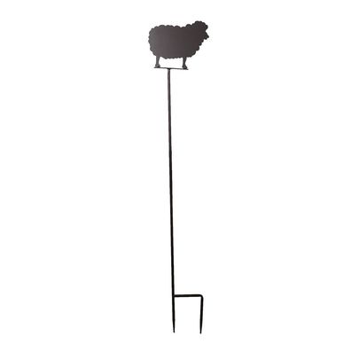 Clayre & Eef Gartenspieá Schaf 25x120 cm Braun Eisen (Gr. 25x2x120 cm)