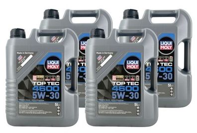 Liqui Moly Top Tec 4600 5W-30 4x5 Liter