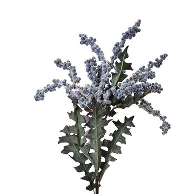 Clayre & Eef Kunstblume 103 cm Blau Kunststoff (Gr. 20x20x103 cm)