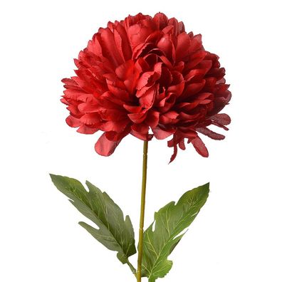 Clayre & Eef Kunstblume 80 cm Rot Kunststoff (Gr. 15x15x80 cm)
