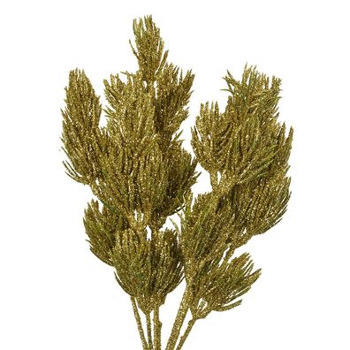 Clayre & Eef Kunstblume 30 cm Goldfarbig Kunststoff (Gr. 10x8x30 cm)