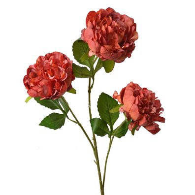 Clayre & Eef Kunstblume 80 cm Orange Kunststoff (Gr. 12x8x80 cm)