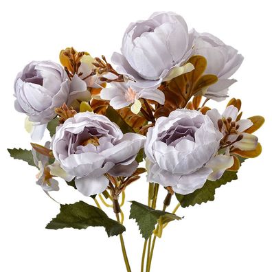 Clayre & Eef Kunstblume 34 cm Blau Kunststoff (Gr. 12x10x34 cm)
