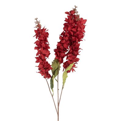Clayre & Eef Kunstblume 85 cm Rot Kunststoff (Gr. 8x6x85 cm)