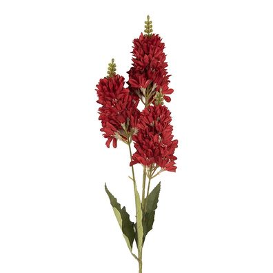 Clayre & Eef Kunstblume 10x7x74 cm Rot Kunststoff (Gr. 10x7x74 cm)