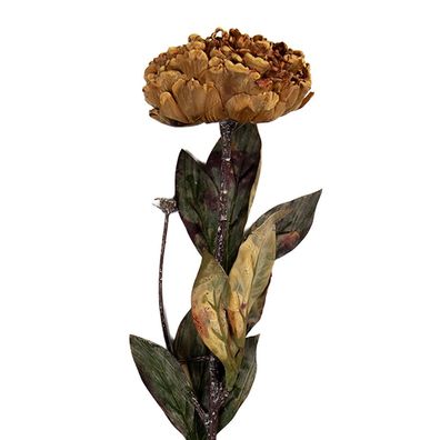 Clayre & Eef Kunstblume 10x10x65 cm Gelb Kunststoff (Gr. 10x10x65 cm)
