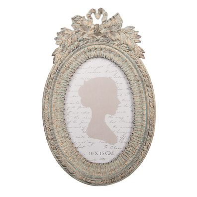 Clayre & Eef Bilderrahmen 10x15 cm Beige Kunststoff (Gr. 15x3x23 cm / 10x15 cm)