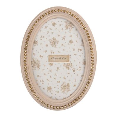 Clayre & Eef Bilderrahmen 10x15 cm Rosa Kunststoff (Gr. 13x2x18 cm / 10x15 cm)