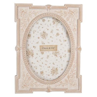 Clayre & Eef Bilderrahmen 13x18 cm Rosa Kunststoff (Gr. 17x2x23 cm / 13x18 cm)