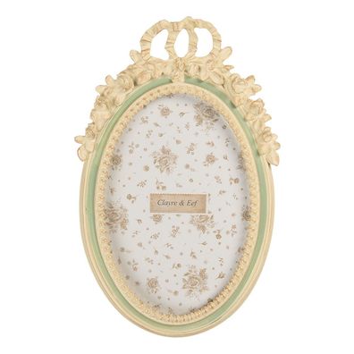 Clayre & Eef Bilderrahmen 10x15 cm Beige Kunststoff (Gr. 13x3x20 cm / 10x15 cm)