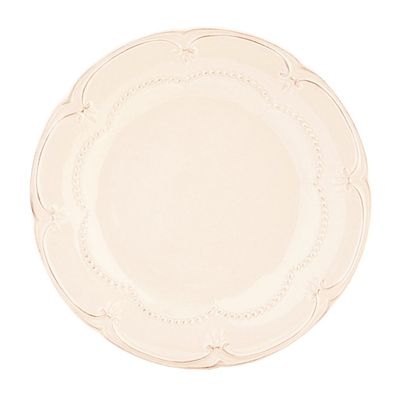 Clayre & Eef Frühstücksteller Ø 21 cm Beige Keramik (Gr. Ø 21x2 cm)