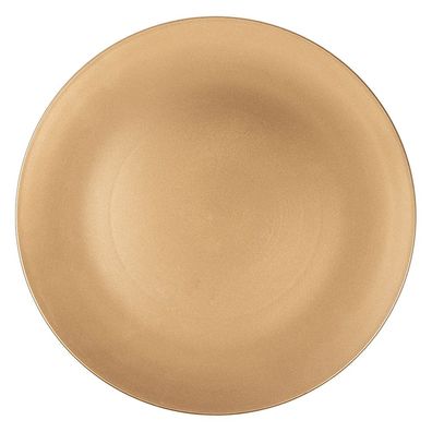 Clayre & Eef Unterteller Ø 33 cm Goldfarbig Kunststoff (Gr. Ø 33x1 cm)