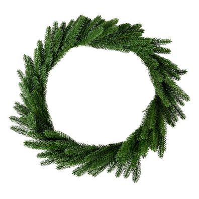 Clayre & Eef Weihnachtskranz Ø 65 cm Grün Kunststoff (Gr. Ø 65x10 cm)