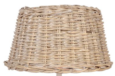Clayre & Eef Lampenschirm Ø 38x22 cm Beige Rattan